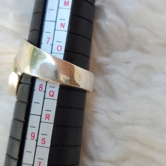 Vintage‎ sterling abstract ring 7.75-8 - Picture 5 of 8